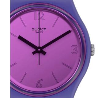 ΡΟΛΟΙ SWATCH SO28N102 SWATCH Gents Mood Boost Purple Bio-Sourced Material Strap