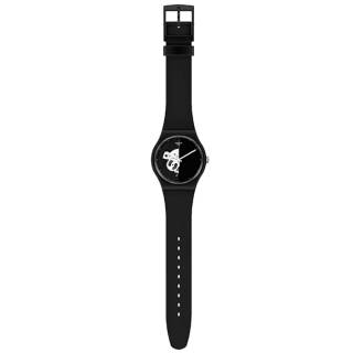 ΡΟΛΟΙ SWATCH SO32B107 SWATCH Spot Time Black Plastic Strap