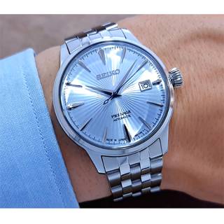 ΡΟΛΟΙ SEIKO SRPE19J1 SEIKO Presage Cocktail Automatic Silver Stainless Steel Bracelet