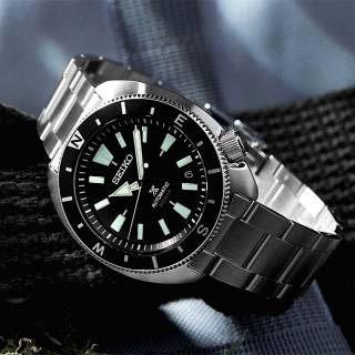 ΡΟΛΟΙ SEIKO SRPH17K1  SEIKO Prospex Divers 'Tortoise' Automatic Silver Stainless Steel Bracelet