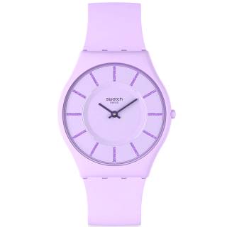 ΡΟΛΟΙ SWATCH  SS08V107 SWATCH La La Lila Silicone Strap