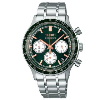 ΡΟΛΟΙ SEIKO  SSB481P1  SEIKO Sports Chronograph Silver Stainless Steel Bracelet