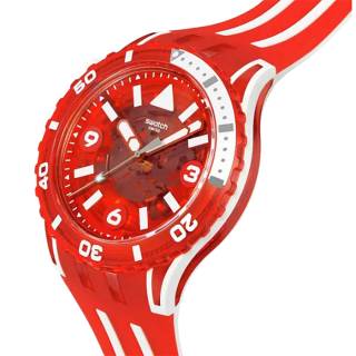 ΡΟΛΟΙ SWATCH   SSCU09R100 Ρολόι SWATCH Scubaqua Lion’s Mane Two Tone Silicone Strap