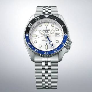 ΡΟΛΟΙ SEIKO SSK033K1 SEIKO 5 Sports GMT Automatic Silver Stainless Steel Bracelet