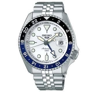 ΡΟΛΟΙ SEIKO SSK033K1 SEIKO 5 Sports GMT Automatic Silver Stainless Steel Bracelet