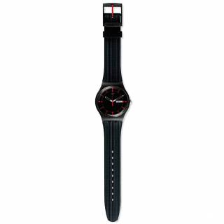 ΡΟΛΟΙ SWATCH SUOB714 SUON708 SWATCH Gaet Black Silicone Strap