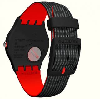 ΡΟΛΟΙ SWATCH SUOB714 SUON708 SWATCH Gaet Black Silicone Strap