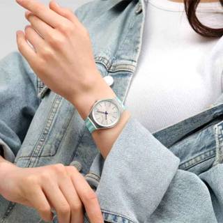 ΡΟΛΟΙ SWATCH  SYXS160 SWATCH Essentials Beach Hour Two Tone Silicone Strap