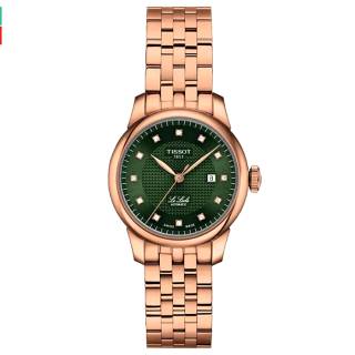 ΡΟΛΟΙ TISSOT  T0062073309600 TISSOT Le Locle Diamonds Automatic Rose Gold Stainless Steel Bracelet