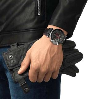 ΡΟΛΟΙ TISSOT   T1154272705701 TISSOT T-Race Moto GP 2022 Chronograph Limited Edition Black Silicon Strap