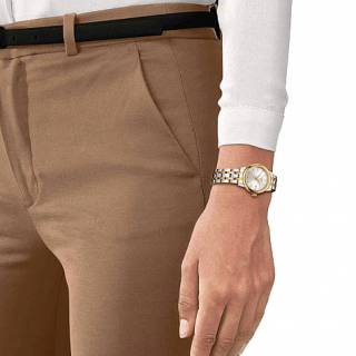 ΡΟΛΟΙ TISSOT  T1292102203100 TISSOT T-Classic Dream Two Tone Stainless Steel Bracelet