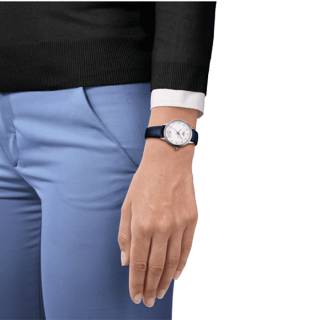 ΡΟΛΟΙ TISSOT  T1332101611600 TISSOT Odaci-T Set with 12 Diamonds Blue Leather Strap