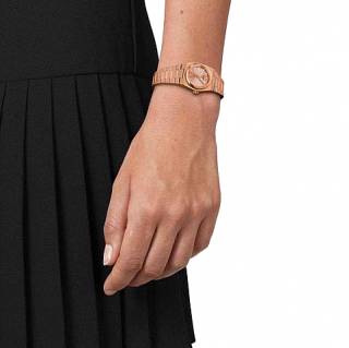 ΡΟΛΟΙ TISSOT  T1370103350600 TISSOT T-Classic PRX Diamonds Rose Gold Stainless Steel Bracelet