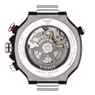ΡΟΛΟΙ TISSOT  T1414272704100 TISSOT T-Sport T-Race MotoGP Automatic Chronograph Blue Silicone Strap 2024 Limited Edition