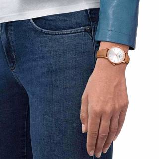 ΡΟΛΟΙ TISSOT  T1432103601100 TISSOT T-Classic Everytime Brown Leather Strap