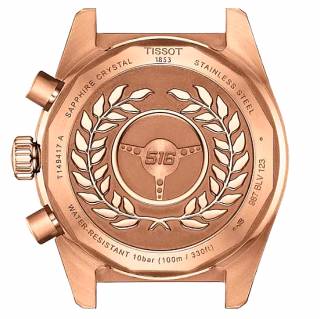 ΡΟΛΟΙ TISSOT  T1494173305100 TISSOT PR516 Chronograph Rose Gold Stainless Steel Bracelet