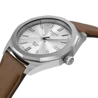 ΡΟΛΟΙ TISSOT  T1514221603100 TISSOT T-Classic PRC 100 Solar Brown Leather Strap