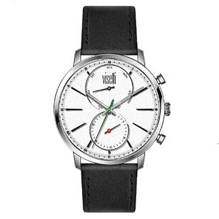 ΡΟΛΟΙ VISETTI  WN-636SW VISETTI Gents Black Leather Strap