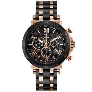 ΡΟΛΟΙ GUESS COLLECTION  Y44007G2MF GUESS Collection Insider Chronograph Two Tone Stainless Steel Bracelet