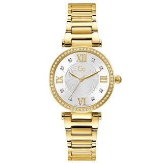 ΡΟΛΟΙ GUESS COLLECTION  Y64003L1MF GUESS Collection Ladies Crystals Gold Stainless Steel Bracelet