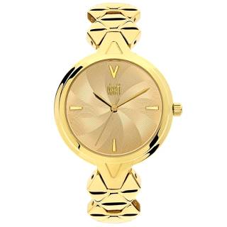 ΡΟΛΟΙ VISETTI  ZE-364GG VISETTI Flare Gold Stainless Steel Bracelet