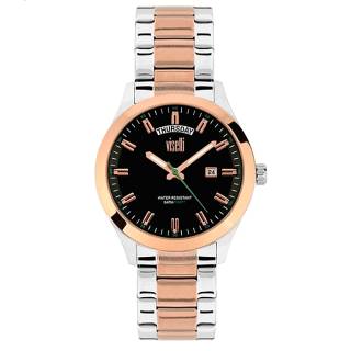 ΡΟΛΟΙ VISETTI   ZE-687SRB VISETTI Ladies Two Tone Stainless Steel Bracelet